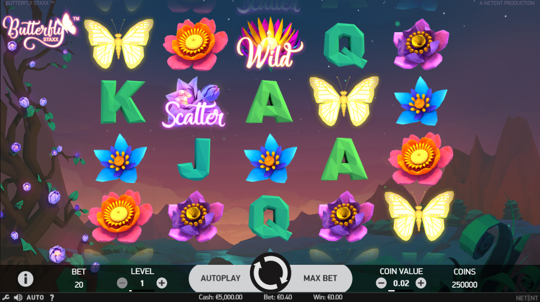 Butterfly staxx spil